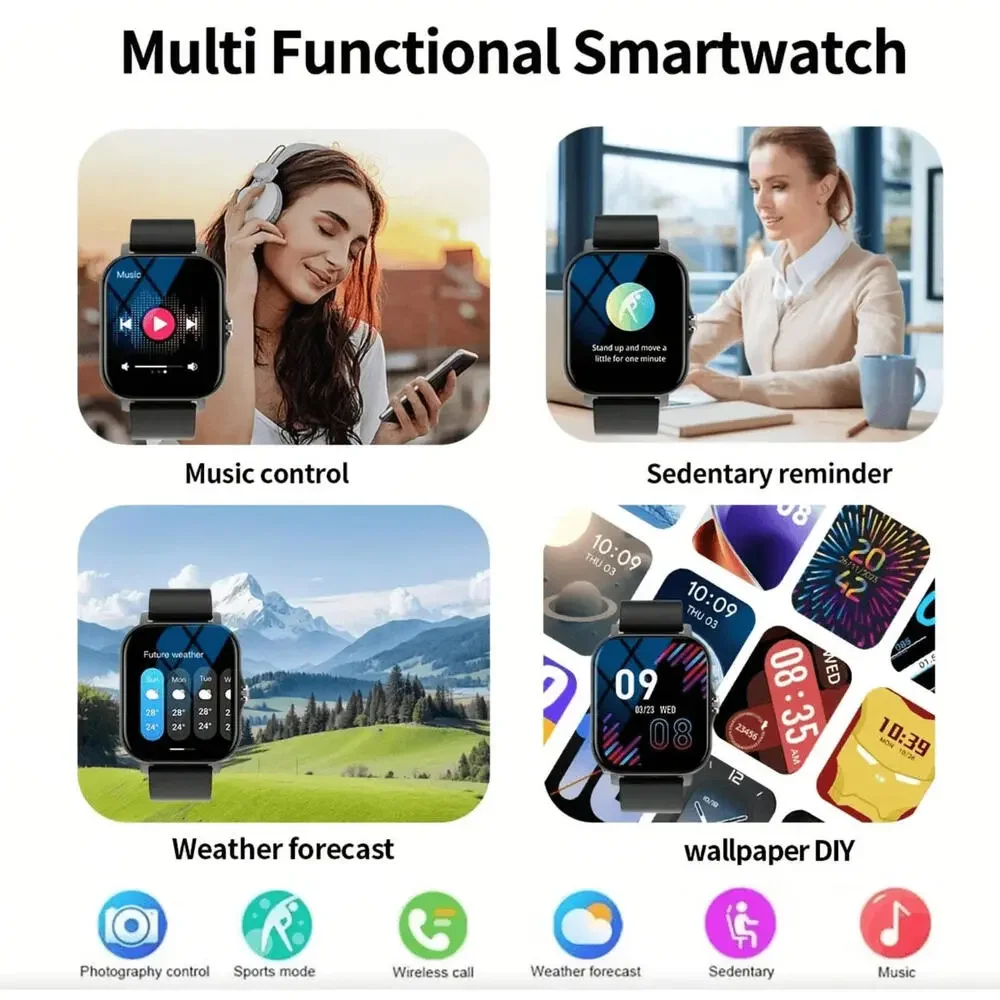 N/A black smartwatch